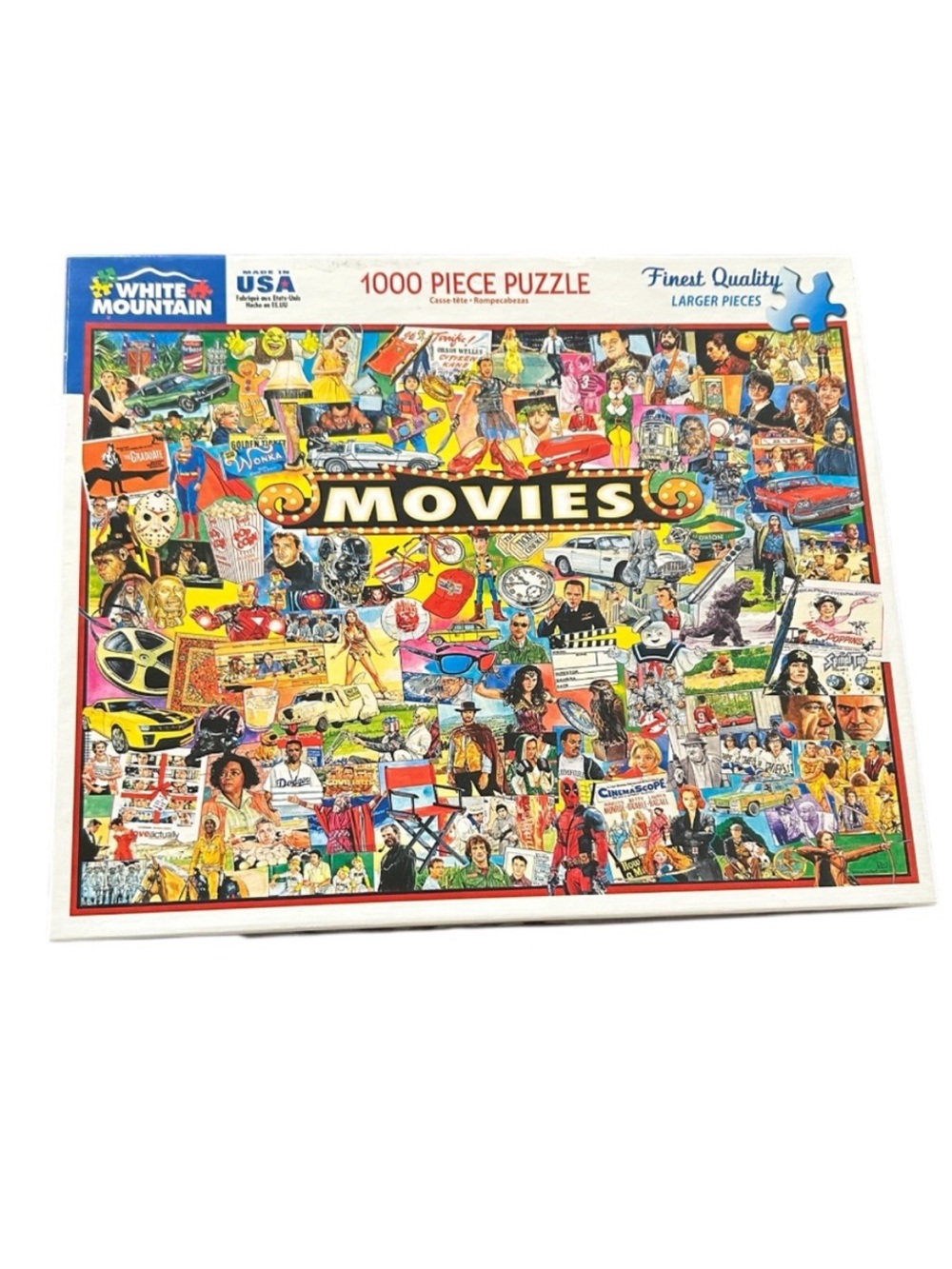 White Mountain Multicolor 'Movies' 1000-Piece Puzzle